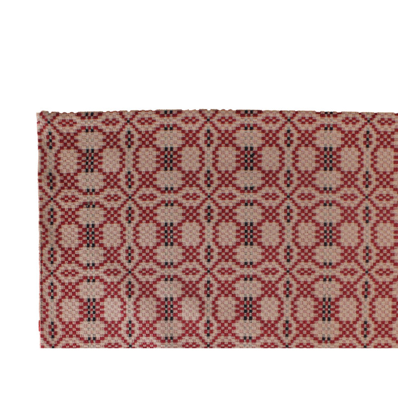 Boser Jacquard Rectangle Placemat, Red;Black;Oat
