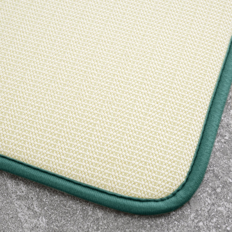 Anti-Bacterial Memory Foam Bath Mat, Forest Green