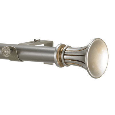 Ionic Adjustable Single Curtain Rod