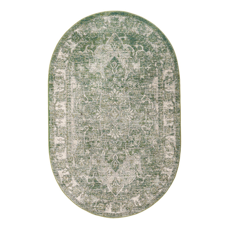 Alresford Oriental Indoor Rug, Oval 5'1" x 8'