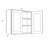 27"W x 36"H x12"D Ready-to-Assemble Kitchen Wall Cabinet in Light Grey Shaker