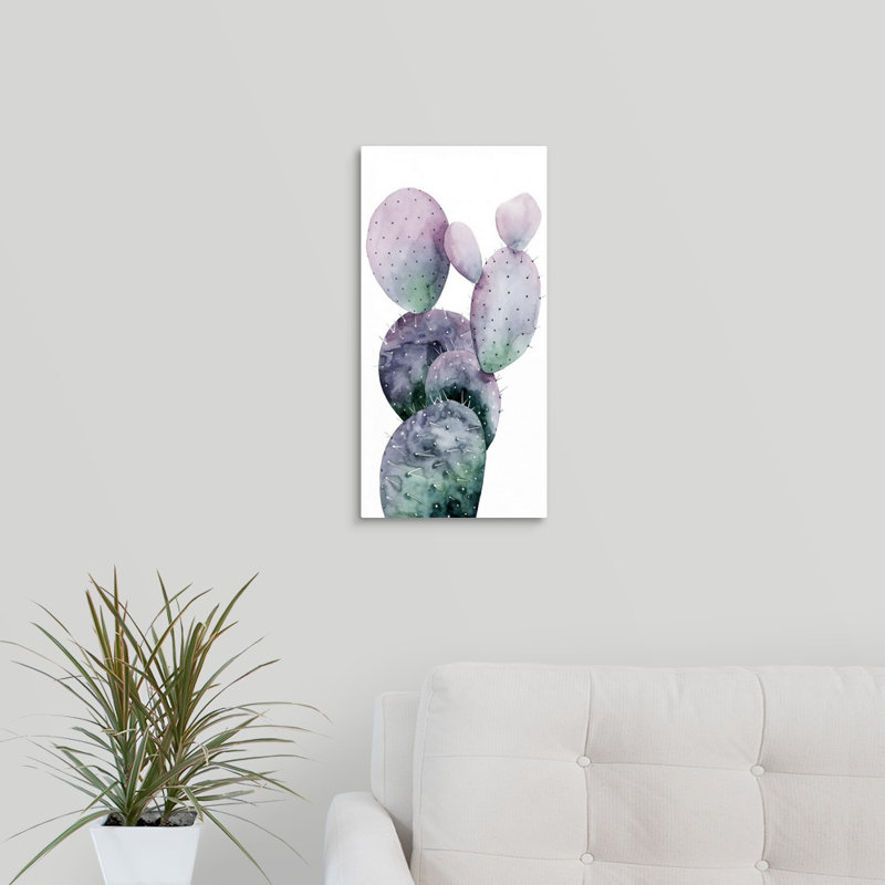 Novogratz «Midnight Cactus I», reproduction d'art encadrée, Toile tendue, H 36 cm x l 24 cm x P 1,25 cm
