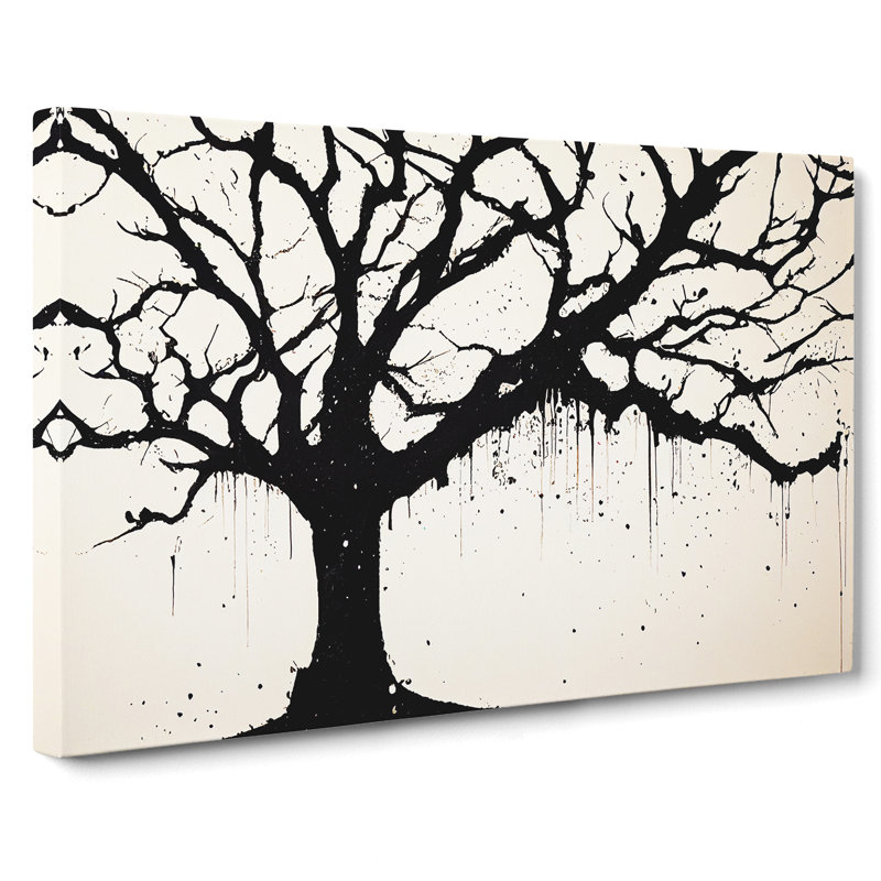 Ethereal Tree Abstract - Wrapped Canvas, 50cm H x 76cm W x 3cm D