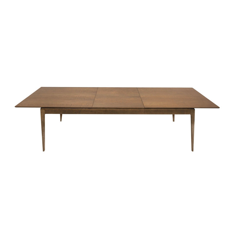 Cid Tiara 96-127 Inch Extendable Dining Table, Rectangular, Brown