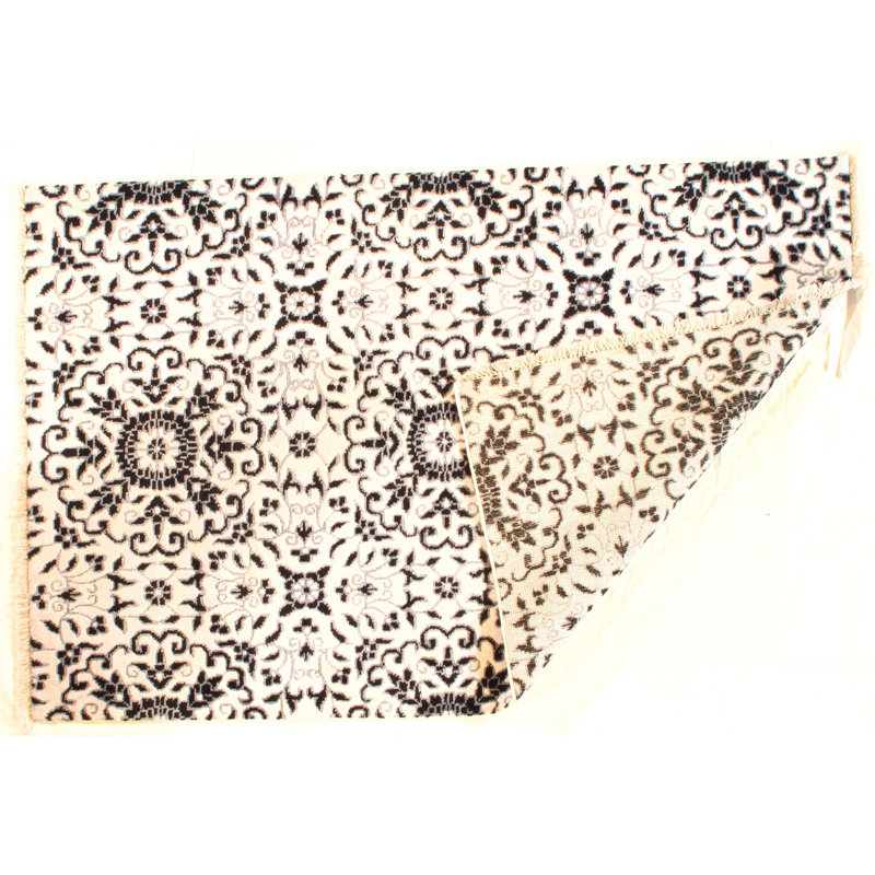 Silk Floral Area Rug