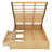 Wood Platform Bed with Underbed Storage Drawers, Space Saving Bed Frame with 2 Drawers, Solid Wood Slats, No Box Spring Needed-1042793798