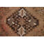 Tapis persan antique en laine Shiraz noué à la main 7 x 10