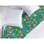 Chemin de lit Ambesonne Christmas Doodle éléments colorés sarcelle et multicolore-106936749