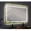 Miroir de salle de bain 60 po x 36 po à DEL avec façade et rétroéclairage, miroir de meuble-lavabo mural, antibuée, mémoire, 3 couleurs, réglable en continu