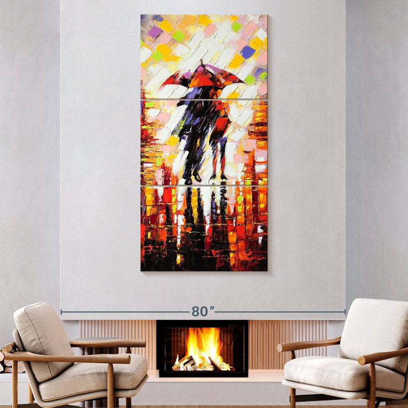 Two Lovers, 80" H x 39" W