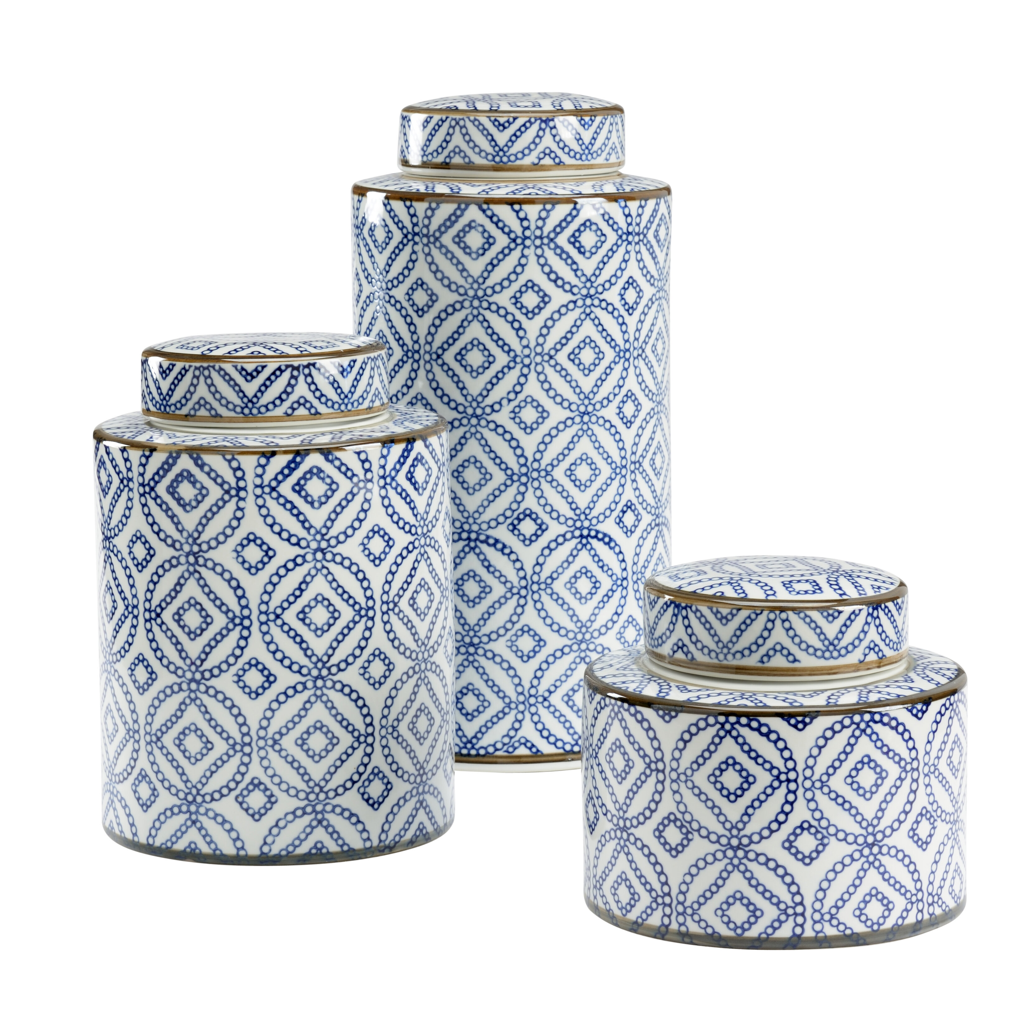 Lenox Blue Bay 3-Piece Canister Set - White