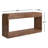 Kingston 60" Brown Rectangle 3 Drawers Solid Wood Console Table-670161652
