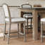 Tabouret de bar à hauteur de comptoir gris vieilli 26 po Charleston-433162230