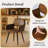 Cortinas Adison 5-Piece Dining Table Set, 63" Rectangular Dining Table with 4 Upholstered Chairs for Dining Room Comfort and Style-584940039