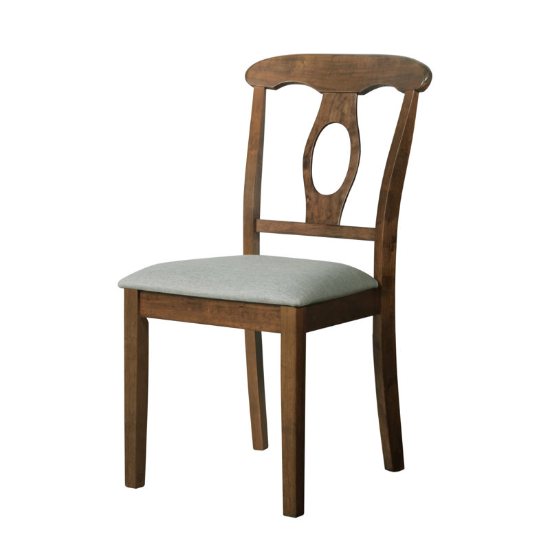 Alnesha 18.7'' H Fabric Upholstered Side Chair, Brown