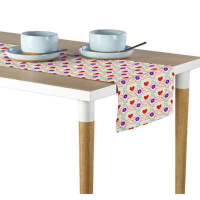 Castilloux Floral in Love Table Runner