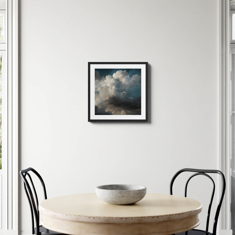 Sky View Print by Dan Hobday Art, Black Single Picture Framed Paper, Yes, 20" H x 20" W