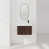 Argent / rayure brune