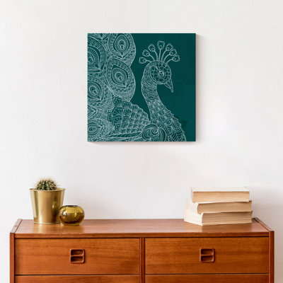 " Line Pattern Peacock "