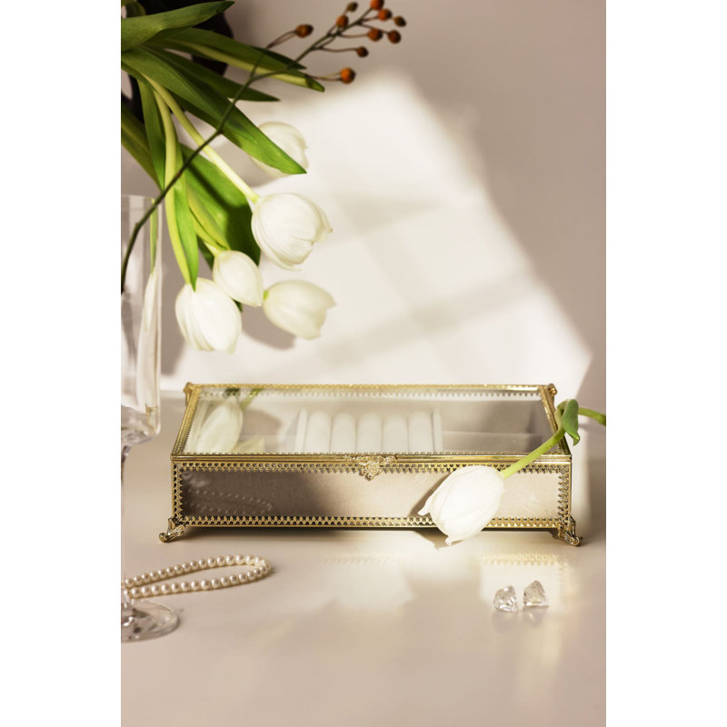 Boîte à bijoux en verre