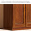 Tablettes suspendues fonctionnelles en bois pour garde-robe