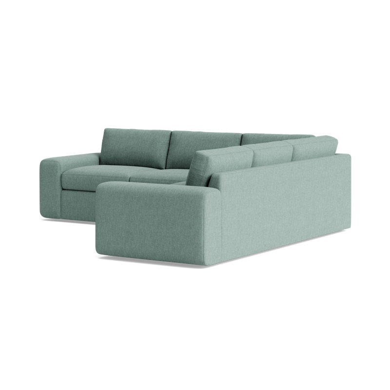 The OG Sectional, Right Hand Facing, Performance Weave - Spa