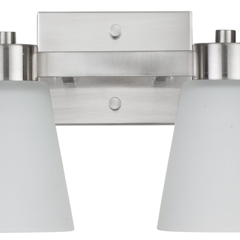 Éclairage pour meuble-lavabo Fairendale, Gelé, Nickel