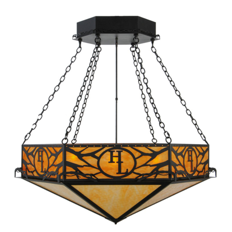 Luminaire suspendu géométrique 6 lumières Janaila