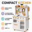 Cuisine pour enfants Teamson Kids Little Chef Memphis avec 16 accessoires et jouets interactifs-89292708
