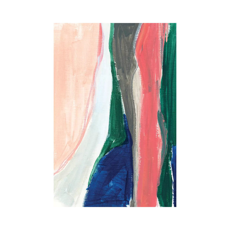 Painterly Color Block by Joy Ting - Wrapped Canvas Gallery-Wrapped Canvas Giclée, 66.04 cm H x 45.72 cm W