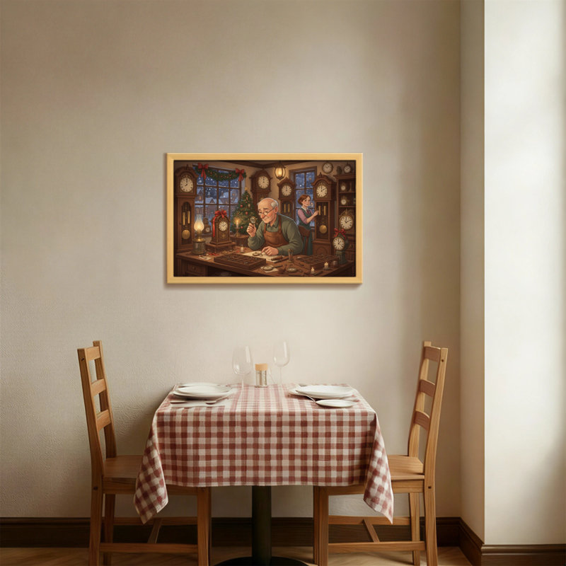 Scène de Noël de Noël, H 12 po x l 18 po