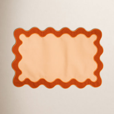  Polyester Embroidered Square Placemat