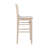 Prompton School House Back Wood Restaurant Dining Barstool with Footrest-76687018