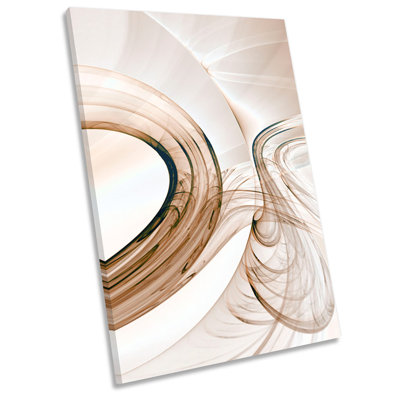 X0197 Abstract Fractal Design - Wrapped Canvas Print