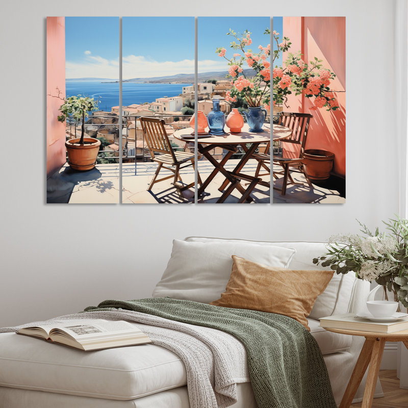 Coastal Cities & Countries Wall Decor on Metal