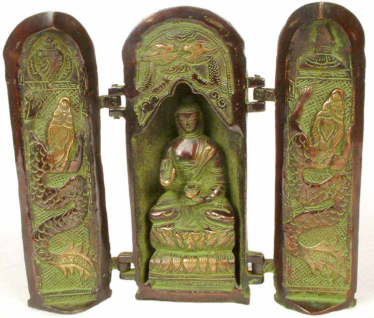 Bouddha tibétain bouddha pliant