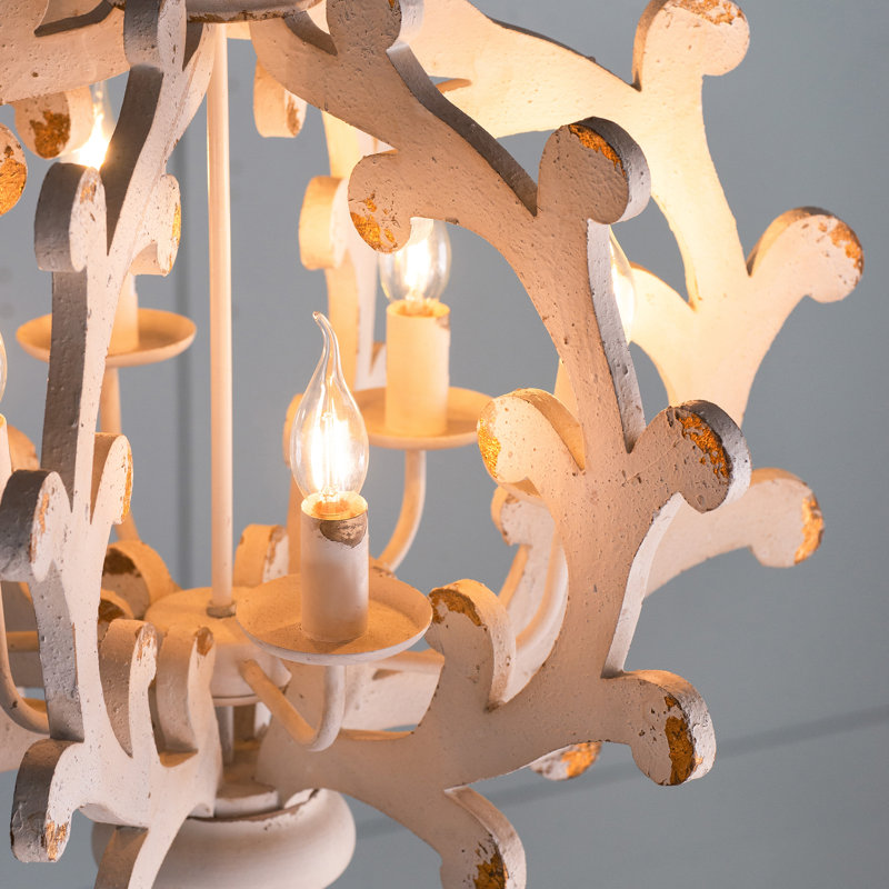 Evelin 6 - Light Dimmable Geometric Chandelier