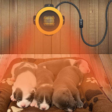 TURBRO 400W Dog House Heater with 10ft Anti Bite Cord | Wayfair