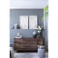 Boîte murale décorative 2 ombres, 19,5 x 1 x 31,5 po, contraste blanc et beige, féminin