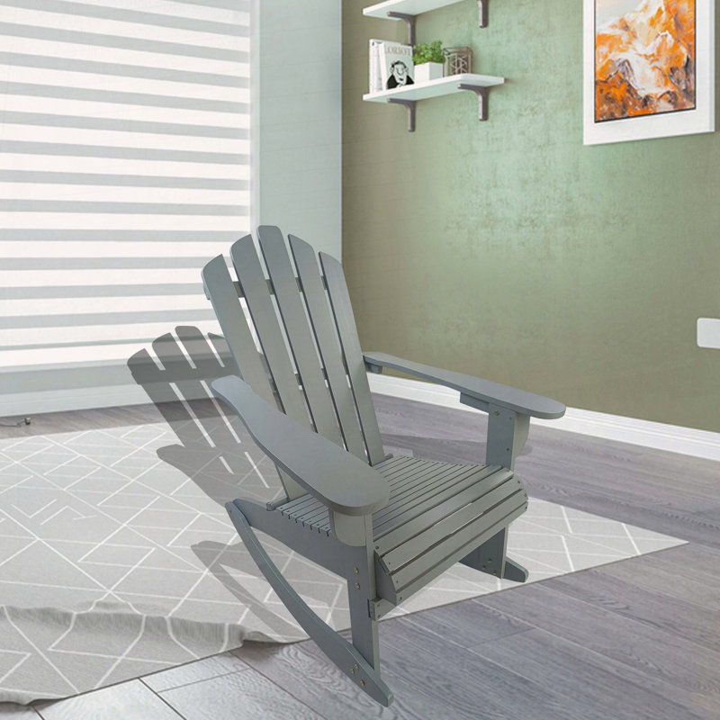 Chaise Adirondack inclinable en bois