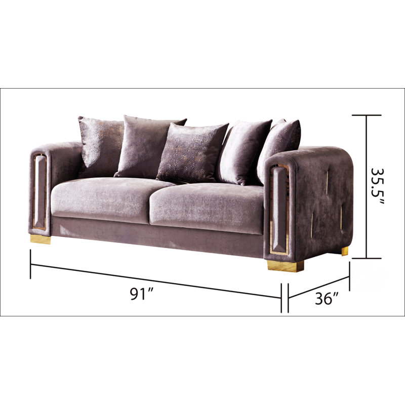 2Pc Modern Living Room Set