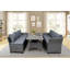 Ensemble de conversation modulaire en rotin 3 pièces avec coussin-1230070104