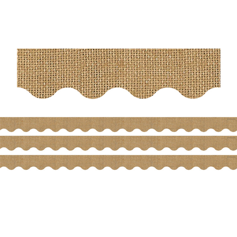 Bordure festonnée roulée