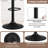 Modern Heavy Duty Swivel Bar Stool with Backrest – Adjustable Height Counter PU Leather Chairs with Footrest, 550lbs Capacity, Non-Slip Base, 360° Rotation for Kitchen Island, Home Bar, Coffee Shop-1817406575-1821654874-1852179913
