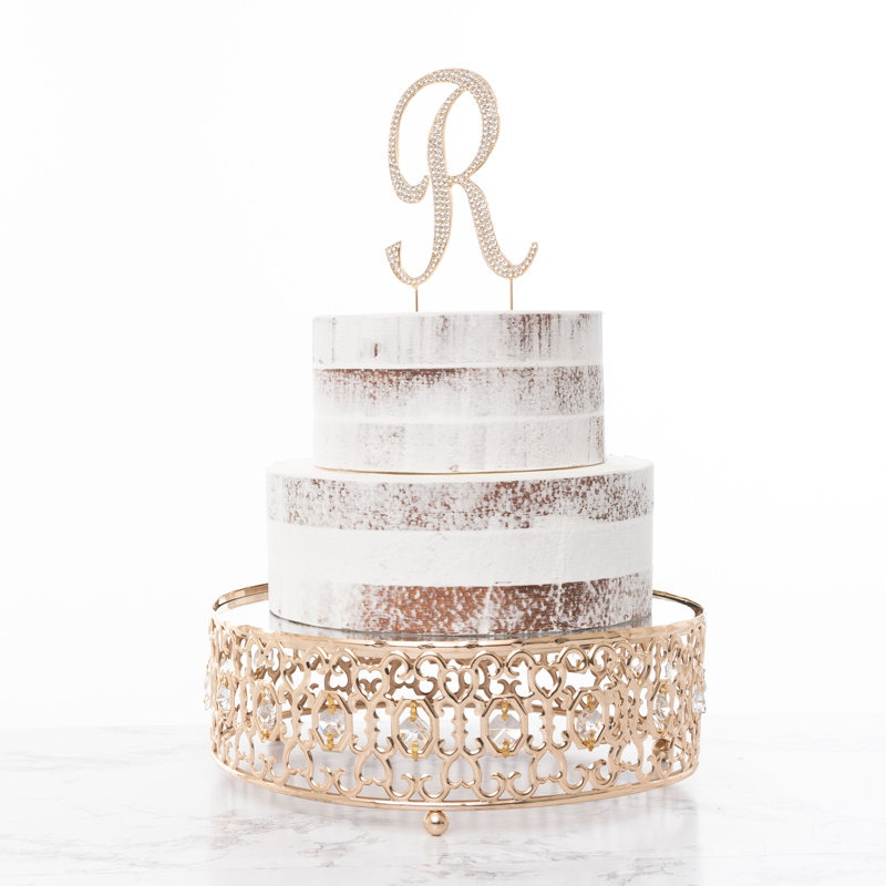 Birthday Cake Topper, Gold