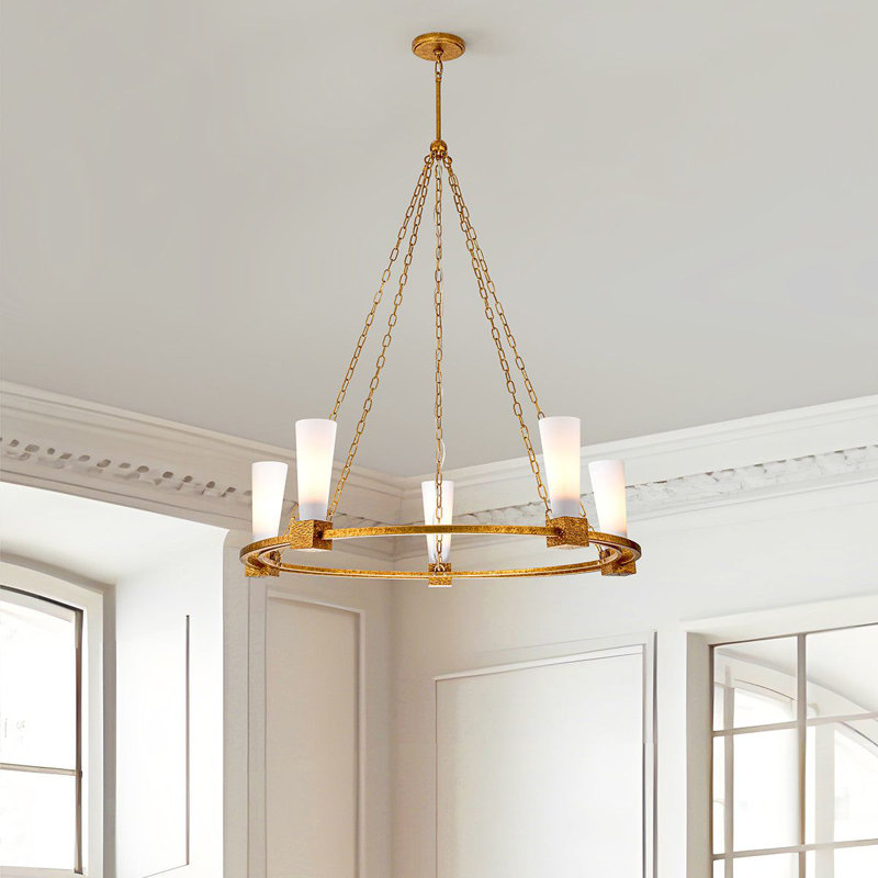 Kristy Chandelier, 8.97" H x 41.75" W x 41.75" D, 5
