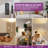 Jernell 70" LED Torchiere & Reading Floor Lamp with Touch Control and Remote-2026310864