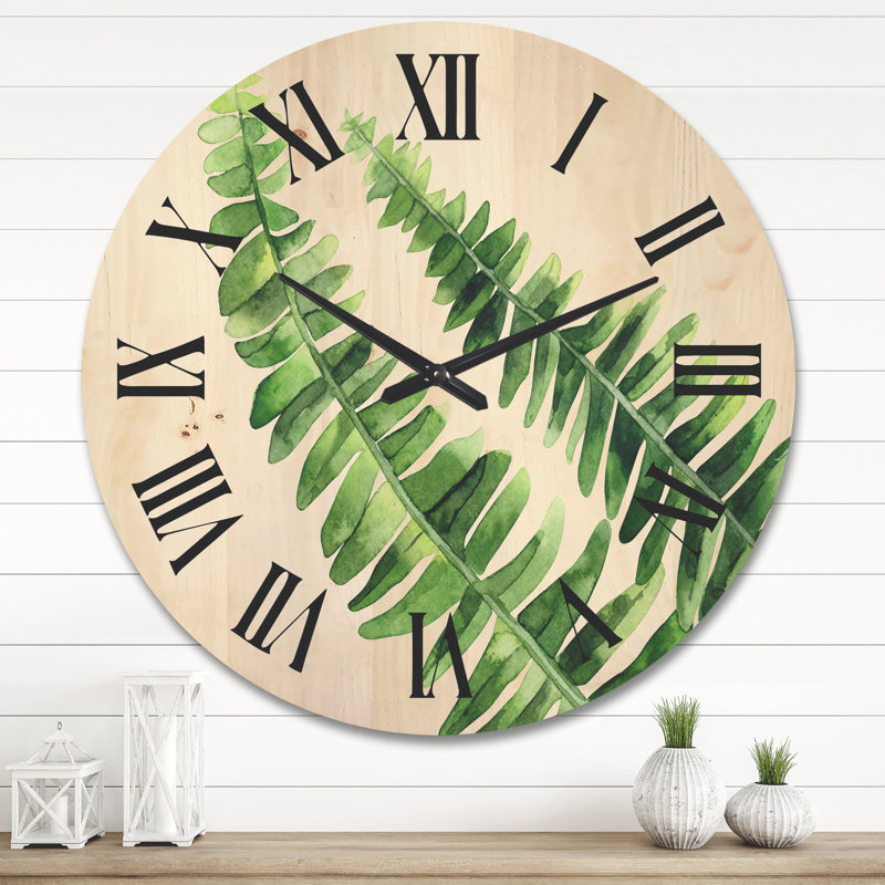 Horloge murale Fern, Très grand