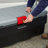 Rubbermaid 35 Gal Wheeled Action Packer Heavy Duty Storage Tote with Lockable Lid