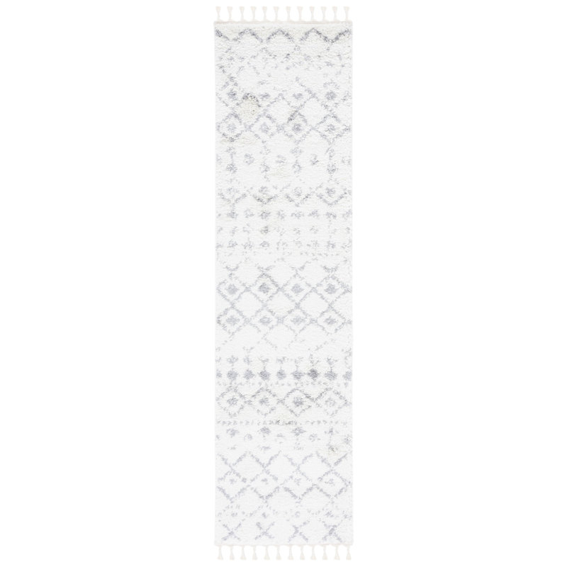 Akifumi Fringe Shag Performance Southwestern Rug, Runner 2'2" x 8'
